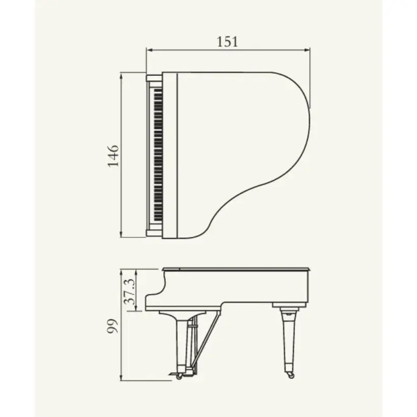 yamaha GB1K silent yamaha GB1K dimensioni