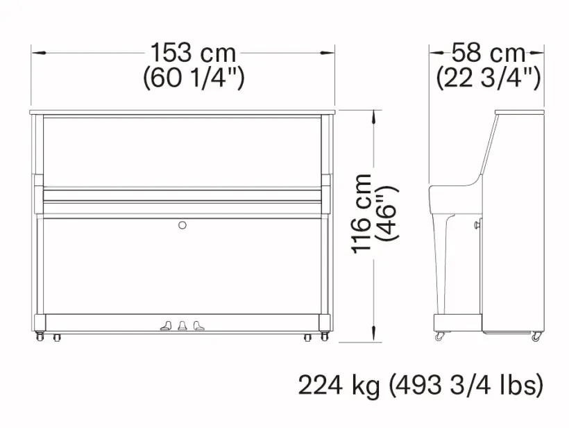 yamaha_B20_Silent_Dimensioni