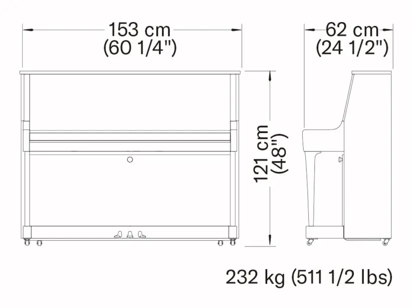 Yamaha_B30_PE_dimensioni